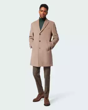 Мужские брюки чинос в клетку валлийскую клетку Pierre Cardin, коричневый