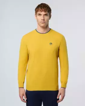 Мужские брюки-чиносы из плотной ткани приталенного кроя North Sails, темно-синий