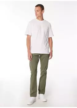 Мужские брюки-чиносы масляно-зеленого цвета с нормальной талией L72AA5708D31 Extrememotion Slim Pan Lee