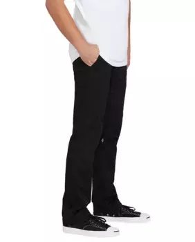 Мужские брюки-чиносы прямого кроя черного цвета Volcom, черный