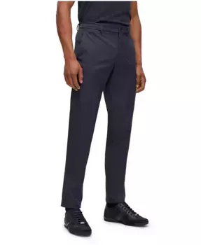 Мужские брюки-чиносы Regular-Fit Tapered Leg Hugo Boss, синий