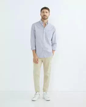 Мужские брюки-чиносы стандартного кроя с множеством карманов Paul & Shark, бежевый