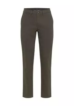 Мужские брюки чиносы Winter Frost, приталенного кроя Dunmore, цвет Oliv