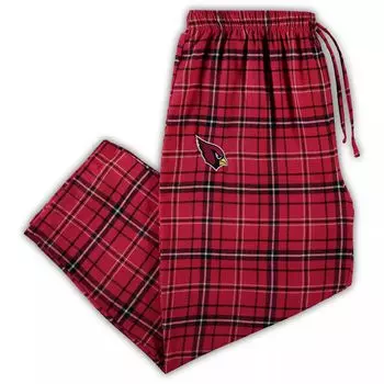 Мужские брюки Concepts Sport Cardinal/черные Arizona Cardinals Big & Tall Ultimate Pants