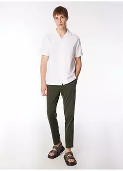 Мужские брюки цвета хаки со стандартной талией и нормальными штанинами GU24MSS01010 Gmg Frenze, хаки