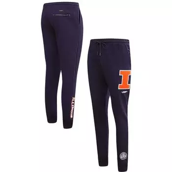 Мужские брюки для бега Pro Standard Navy Illinois Fighting Illini Classic DK Jogger Pants