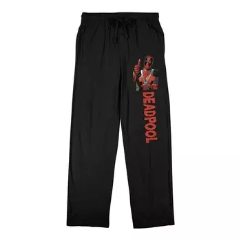 Мужские брюки для сна Marvel Deadpool Thumbs Up Licensed Character, черный