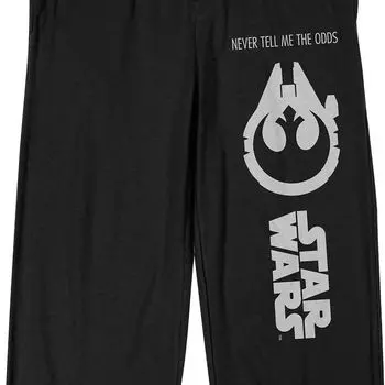 Мужские брюки для сна с надписью «Never Tell Me The Odds» Star Wars Rebel Alliance
