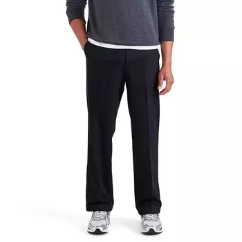 Мужские брюки Dockers Signature Iron Free Stain Defender свободного кроя цвета хаки, цвет Beautiful Black