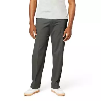 Мужские брюки Dockers Stretch Easy цвета хаки с плоской передней частью классического кроя, цвет Olive Grove