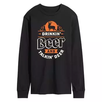 Мужские брюки Drinkin Beer и Talkin Deer с длинным рукавом Licensed Character