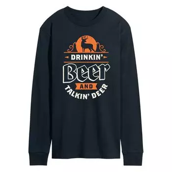 Мужские брюки Drinkin Beer и Talkin Deer с длинным рукавом Licensed Character