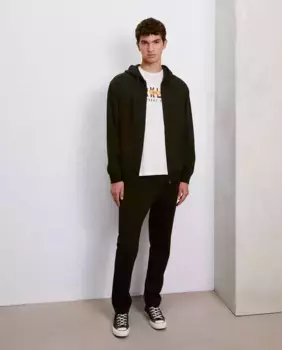 Мужские брюки-джоггеры из плюша Easy Wear, черный