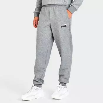Мужские брюки-джоггеры с логотипом Puma Essentials, серый