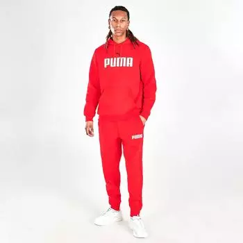 Мужские брюки-джоггеры с логотипом Puma, красный