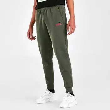 Мужские брюки-джоггеры с логотипом Puma, зеленый