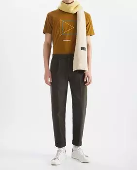 Мужские брюки-джоггеры с подолом внизу Loreak Mendian, коричневый