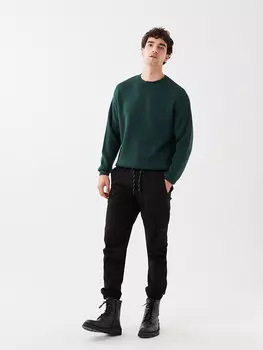 Мужские брюки-джоггеры Standard Mold из габардина LCW Casual