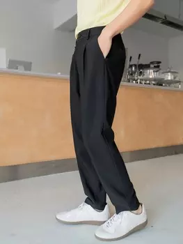 Мужские брюки индивидуального покроя Hypemode с однотонными диагональными карманами Manfinity, черный