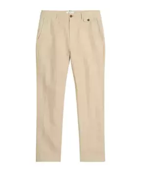 Мужские брюки из льна и хлопка Pants Ben Sherman, коричневый/бежевый