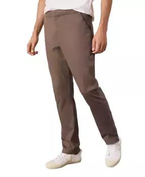 Мужские брюки из органического хлопка Daily Twill средней плотности - длина по внутреннему шву 32 дюйма Pact, коричневый
