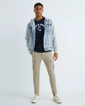 Мужские брюки-карго Jack & Jones, бежевый
