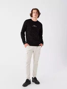 Мужские брюки-карго приталенного кроя LCW Casual, цвет камня