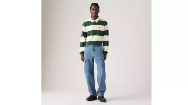 Мужские брюки карго прямого кроя Levi's xx, цвет Surplus Baggage - Medium Wash - Non-Stretch