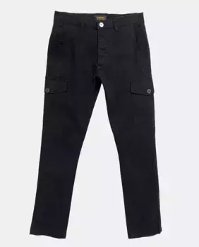 Мужские брюки-карго с боковыми карманами Altonadock, черный