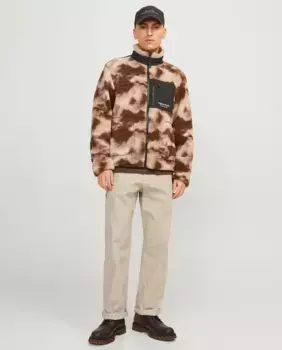 Мужские брюки-карго с карманами Jack & Jones, бежевый