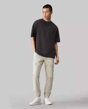 Мужские брюки-карго скинни Calvin Klein Jeans, бежевый