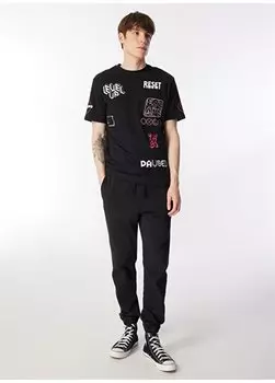 Мужские брюки-карго скинни Leg антрацитового цвета LM04009003 Брюки Jogger Non Denim Lee, антрацитовый