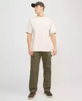 Мужские брюки-карпентер с боковым карманом Jack & Jones, зеленый