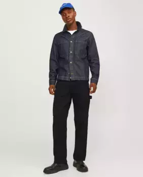 Мужские брюки-карпентер с боковым карманом Jack & Jones, черный