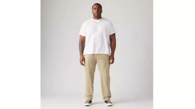 Мужские брюки levi's xx Chino стандартного зауженного кроя (большие и высокие), коричневый