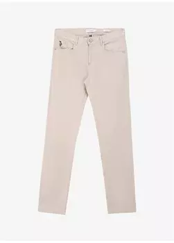 Мужские брюки нормального кроя с нормальной талией и стандартным кроем MICHES-REG U.S. Polo Assn., серый