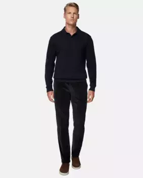 Мужские брюки обычного кроя Boggi Milano, тёмно-синий