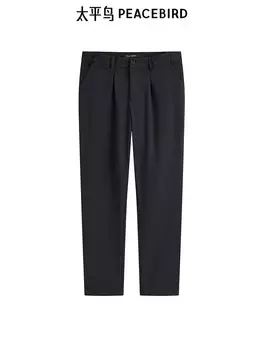 Мужские брюки Peacebird прямые, черный
