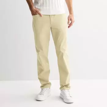 Мужские брюки премиум-класса прямого кроя с пятью карманами Flx, цвет sand