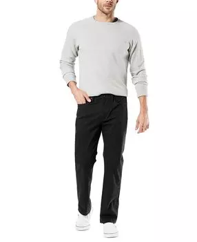 Мужские брюки прямого кроя jean-cut supreme flex, созданные для macy's Dockers, черный