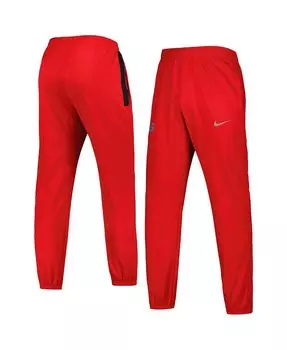 Мужские брюки red georgia bulldogs team logo spotlight performance Nike, красный