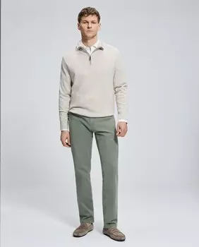 Мужские брюки Regular Fit с 5 карманами Emidio Tucci, хаки