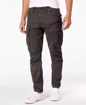Мужские брюки Rovic Zip 3D Straight Tapered Cargo G-Star Raw, черный