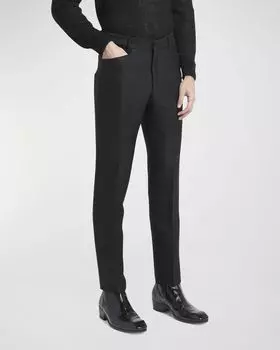 Мужские брюки с карманами в стиле вестерн TOM FORD, цвет Black