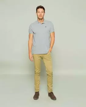 Мужские брюки с пятью карманами бежевого цвета Scotta 1985, бежевый