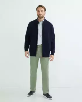 Мужские брюки с пятью карманами большого размера Gant, зеленый