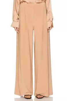 Мужские брюки с защипами Norma Kamali, cappuccino