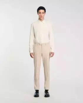 Мужские брюки Sandro, кремовый
