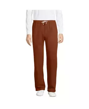Мужские брюки Serious Sweats с широкими штанинами Lands' End, белый