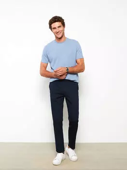 Мужские брюки Slim Fit Dobby LCWAIKIKI Classic